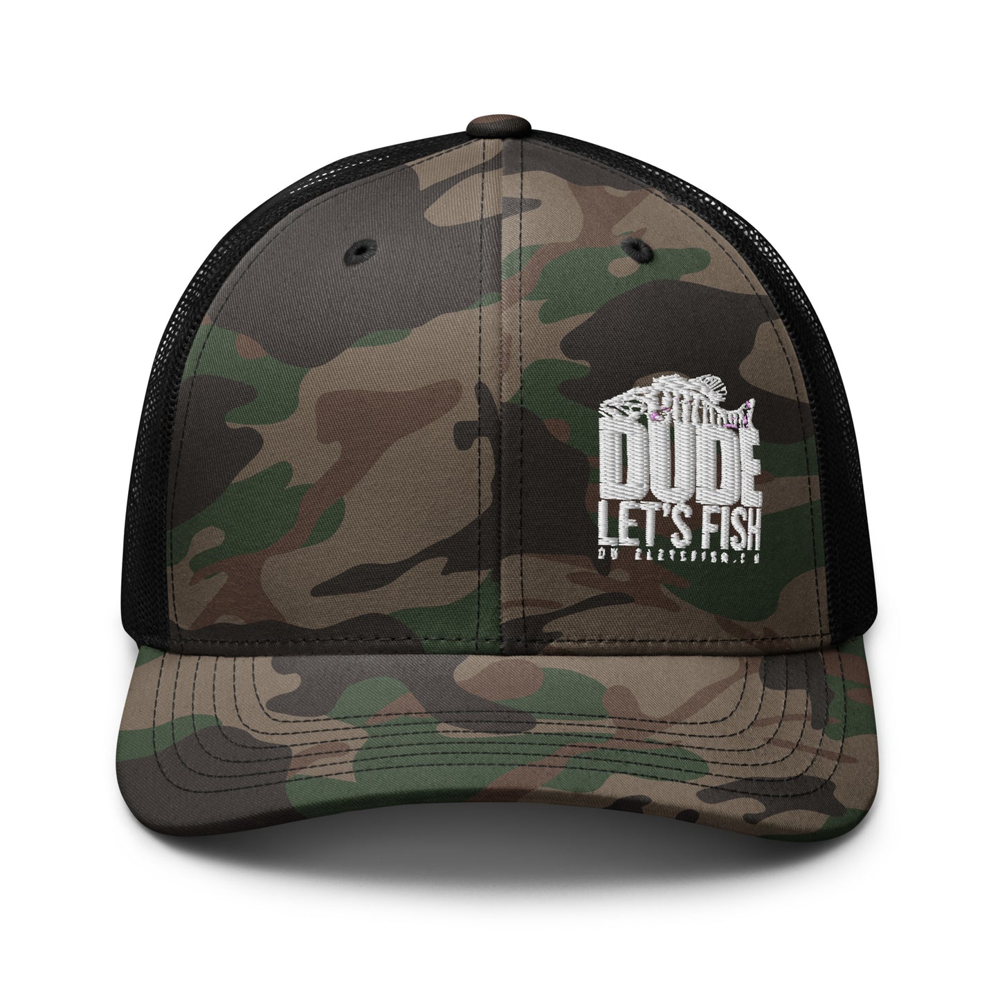 Camouflage trucker hat