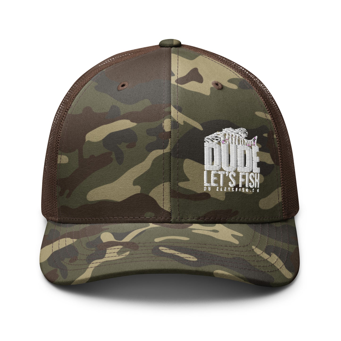 Camouflage trucker hat