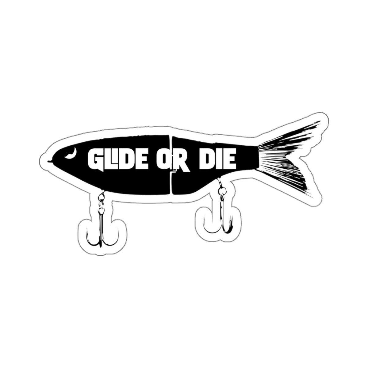 Glide or Die Sticker